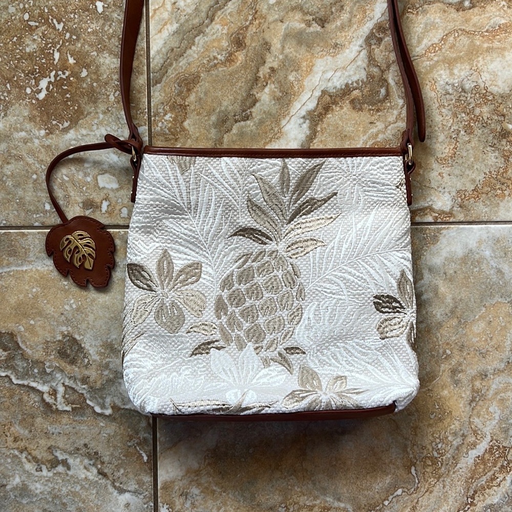Tommy Bahama Pineapple Crossbody NWOT